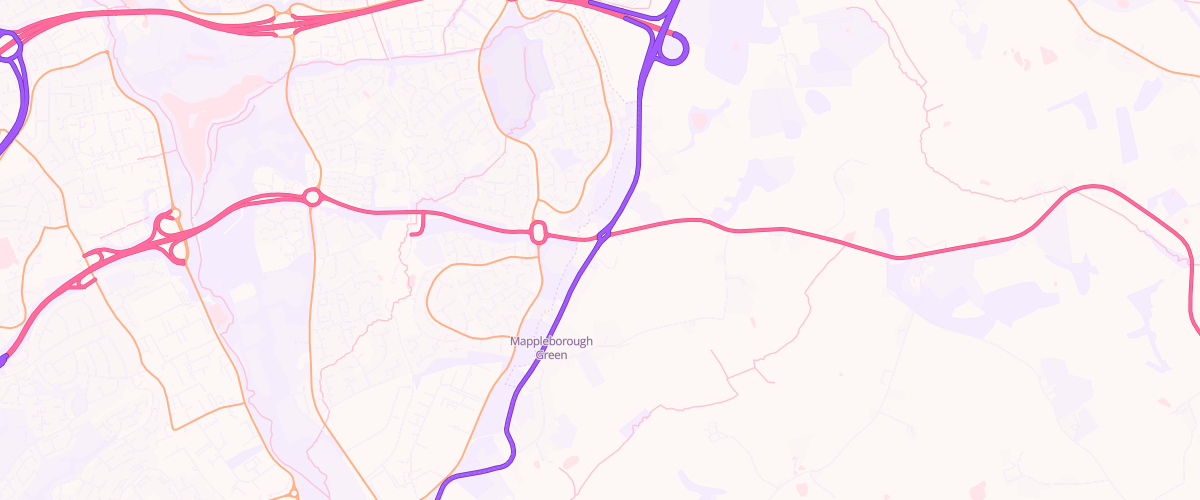 Map showing the location of Doghill-Service-Station