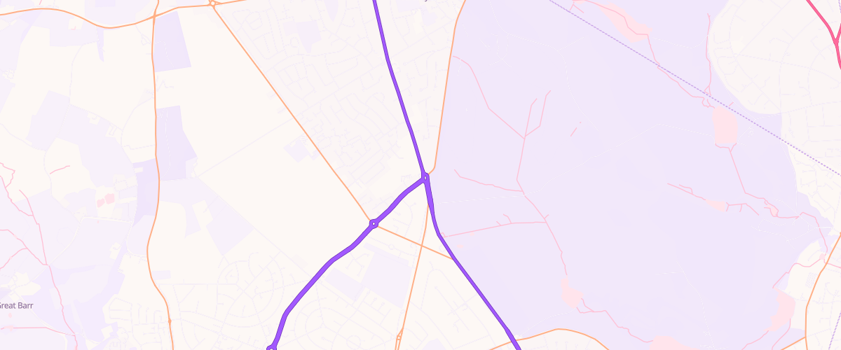 Map showing the location of Shell Little Waitrose Moorcroft