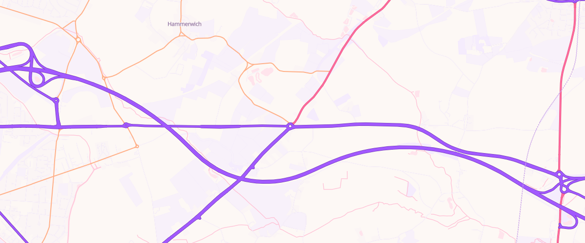 Map showing the location of Rontec Muckley Corner