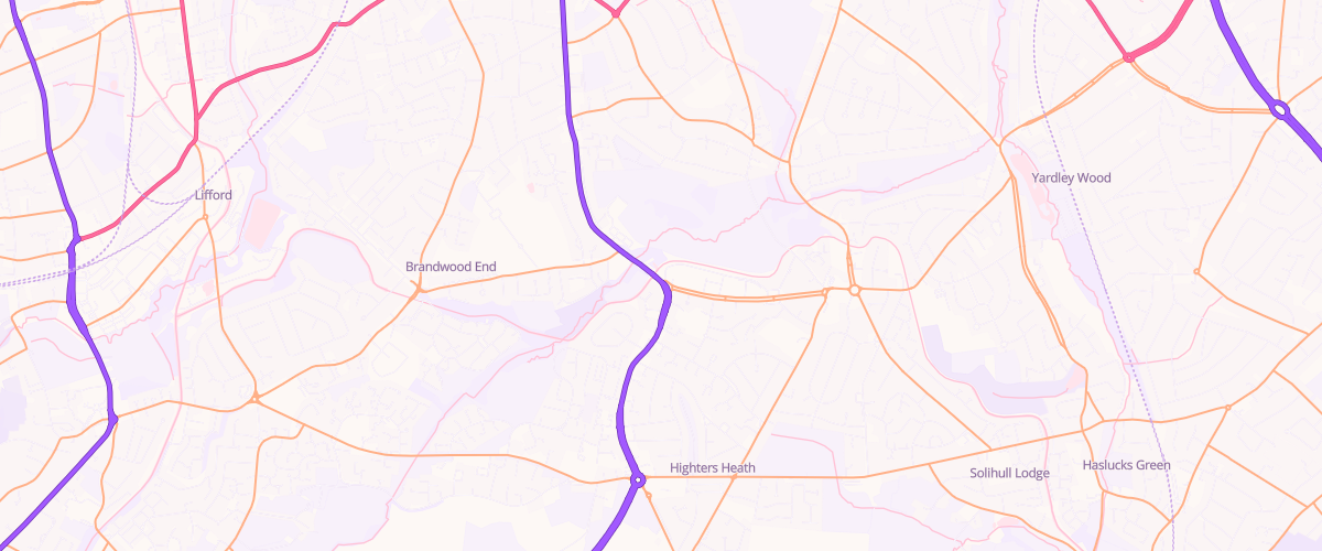 Map showing the location of Jet Millpool Service Station