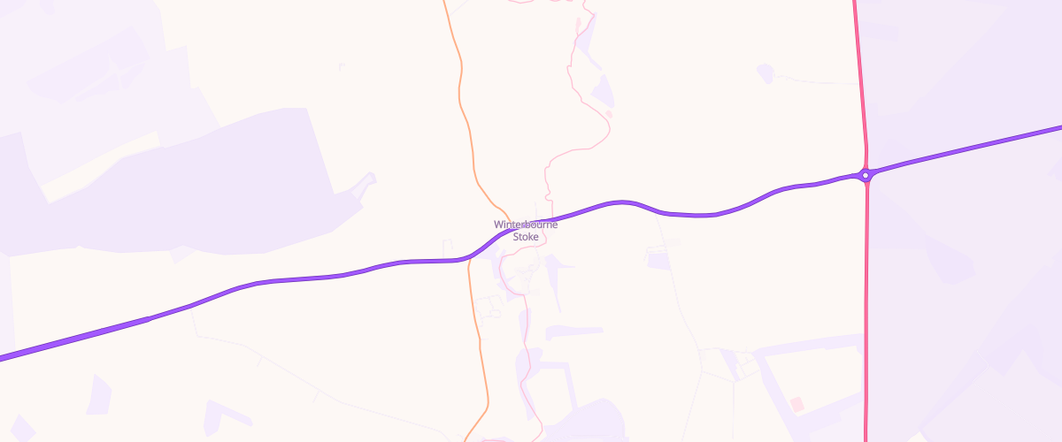 Map showing the location of Stonehenge Services