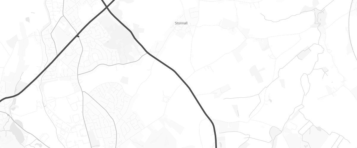 Map showing the location of Shell Stonall