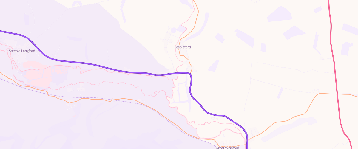 Map showing the location of Riverside Service Station