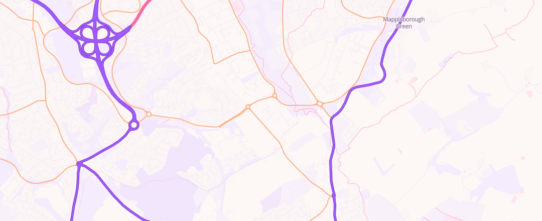 Map showing Ats Euromaster Ltd, Redditch