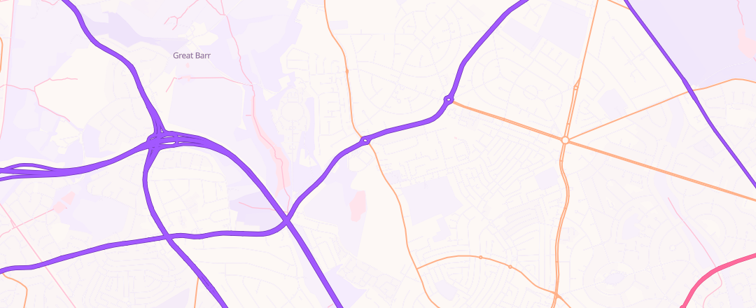 Map showing K M Services, Birmingham