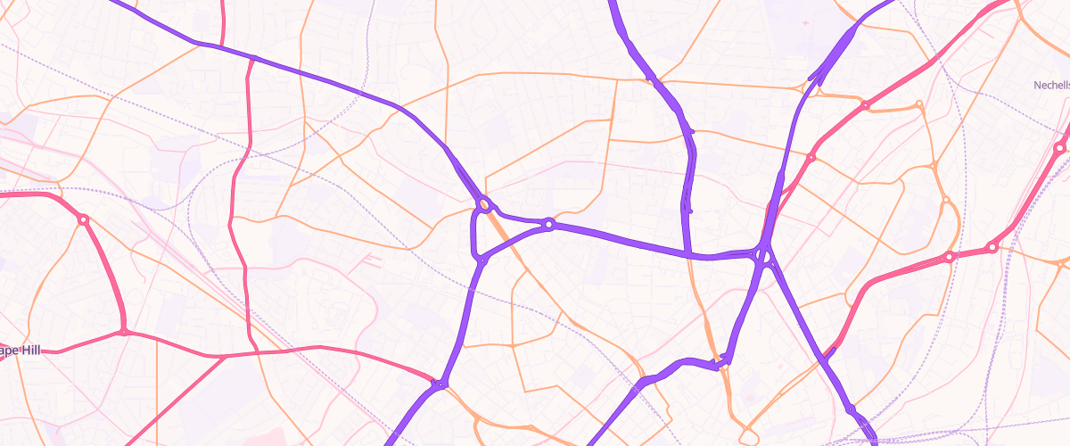 Map showing the location of Mfg New John Street