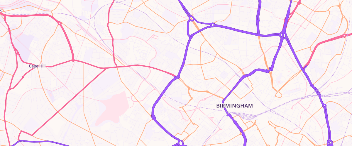 Map showing the location of Birmingham Springhill Superstore Petrol