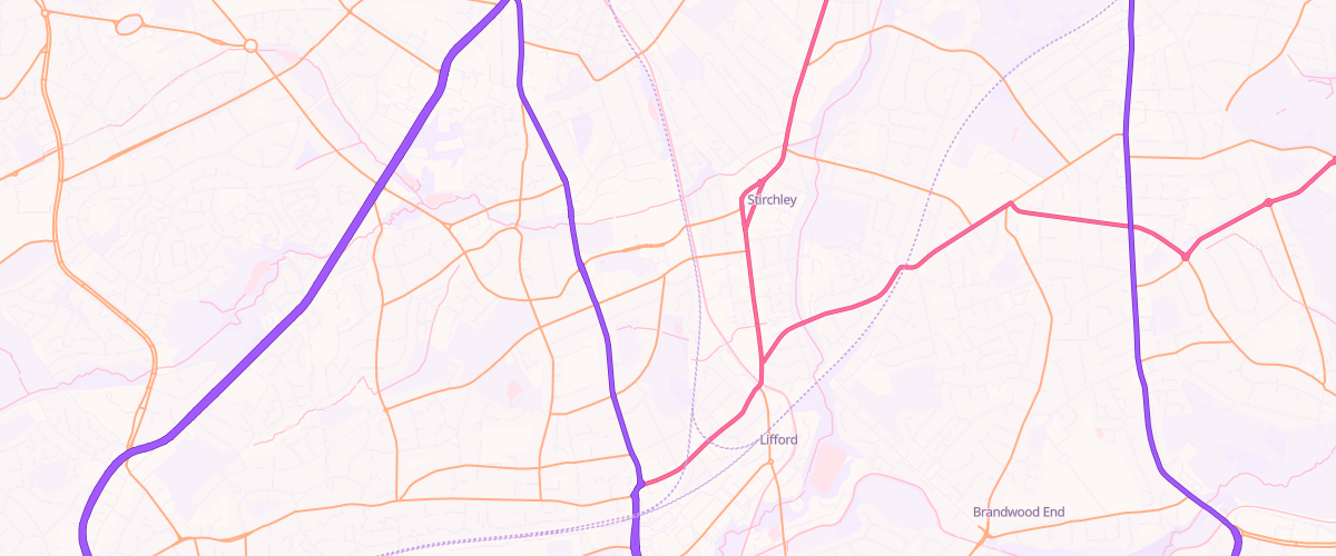 Map showing the location of Maryvale Service Station