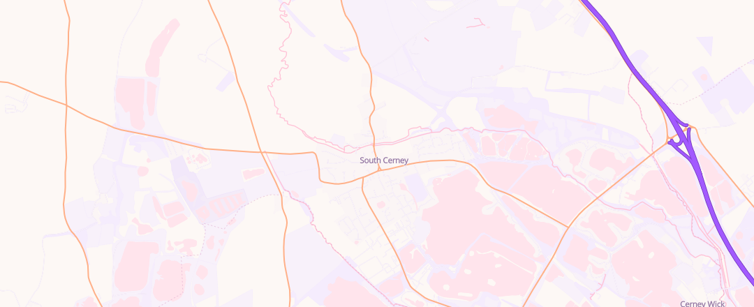 Map showing Webbs Garage South Cerney, Cirencester