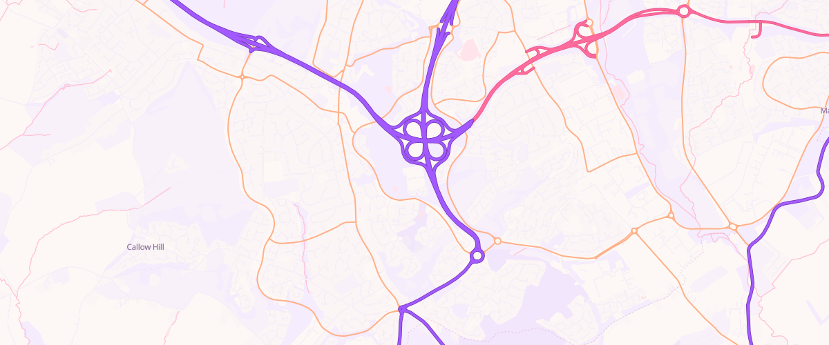 Map showing the location of Redditch Extra Petrol Filling