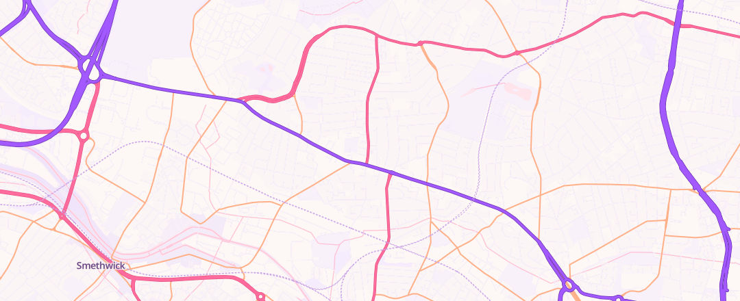 Map showing Direct Auto Repairs, Birmingham
