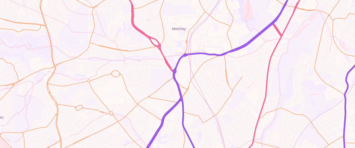 Map showing the location of Sainsburys Selly Oak