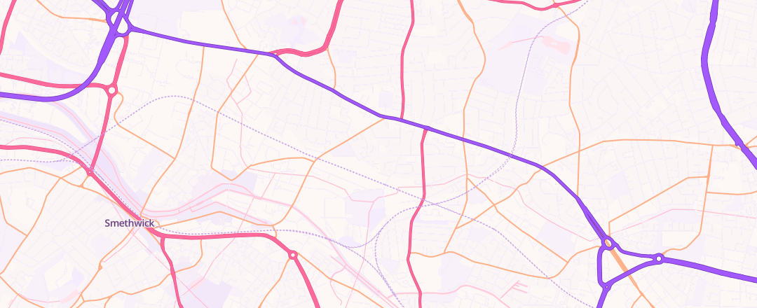 Map showing Panesar Motors, Birmingham