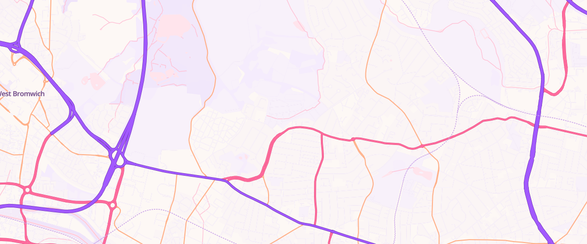 Map showing the location of Mibsons Service Station Uplands