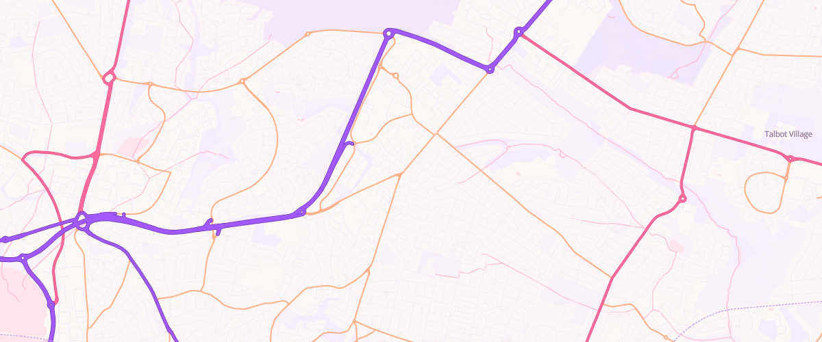 Map showing the location of Asda Rossmore Express Petrol