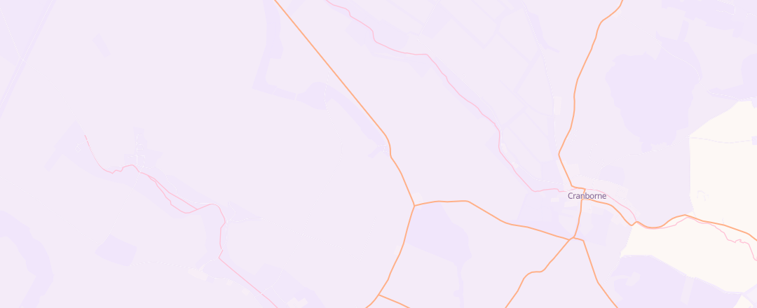 Map showing Bugad Classic Bikes, Wimborne