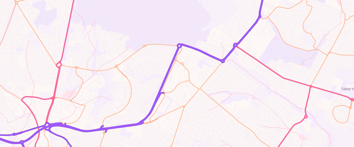 Map showing the location of Poole Extra Petrol Filling