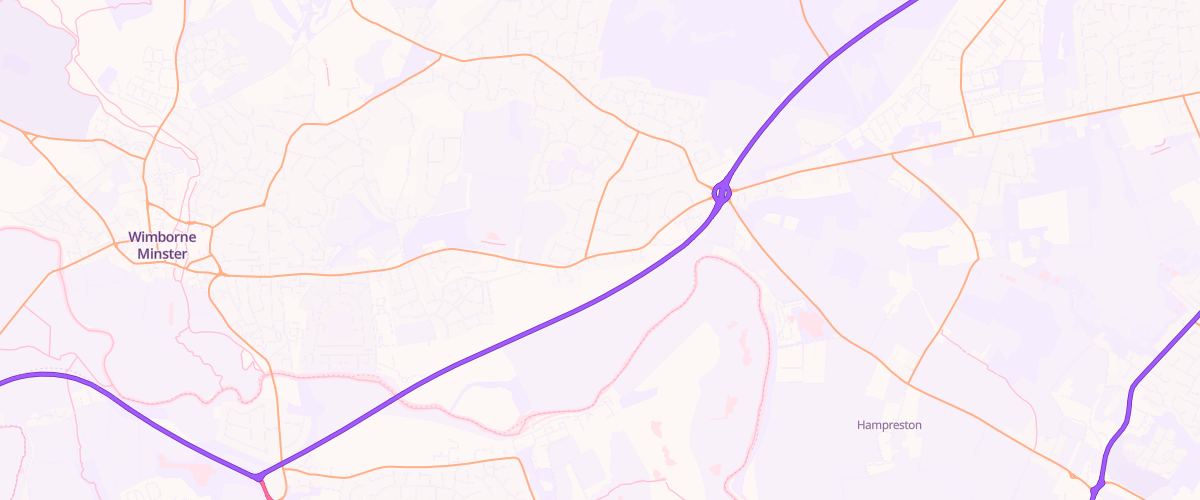 Map showing the location of Pgg Wimborne