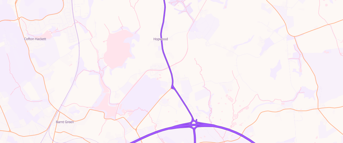 Map showing the location of Mfg Bridge Hopwood