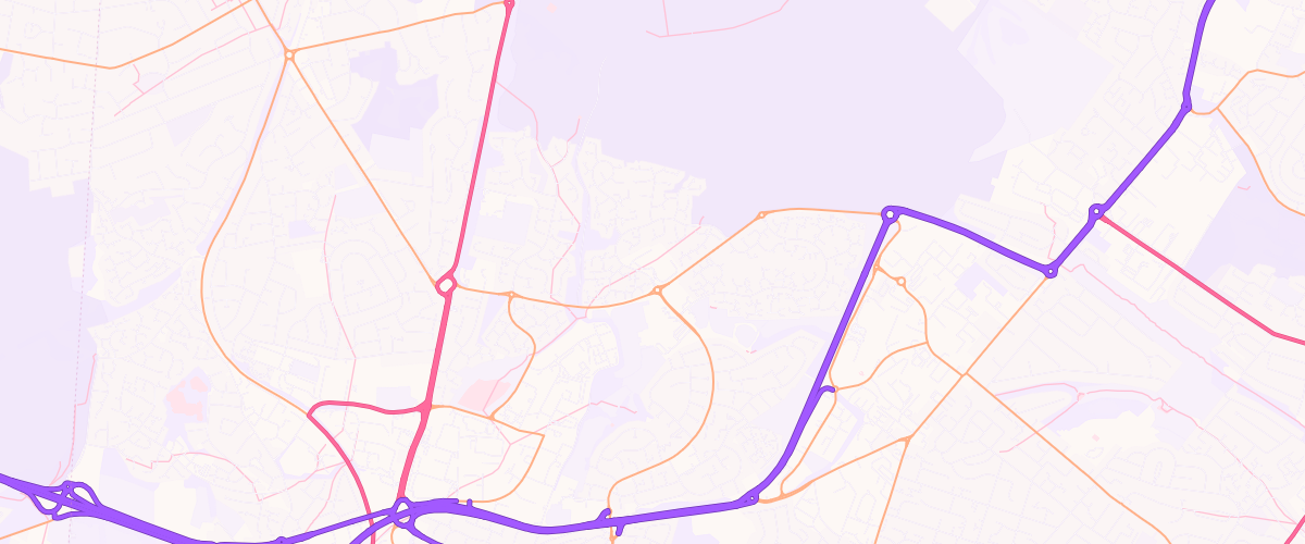 Map showing the location of Asda Canford Heath Supermarket
