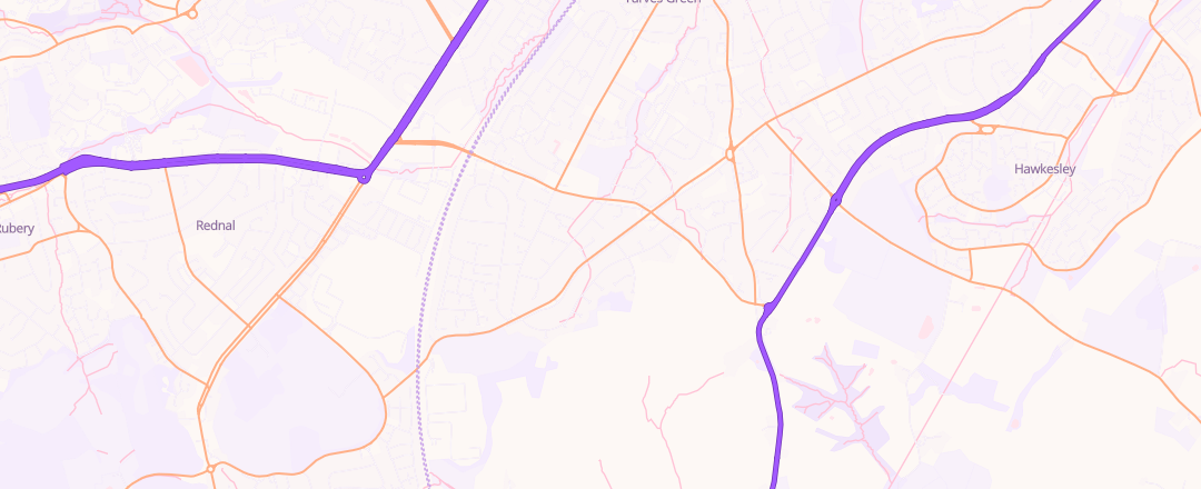 Map showing Kwik - Fit, Longbridge