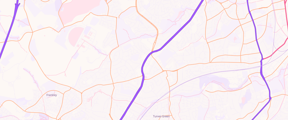 Map showing the location of Sainsburys Northfield