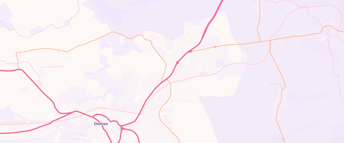 Map showing the location of Rontec Roundway