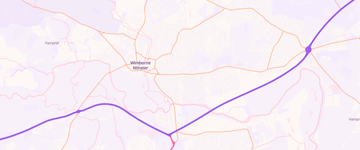 Map showing the location of Minster Sf Connect