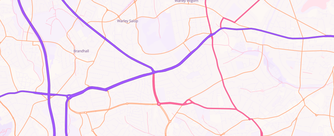 Map showing Hyundai Birmingham West, Birmingham