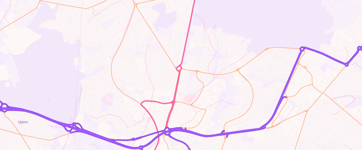 Map showing the location of Shell Co-Op Darby's Corner
