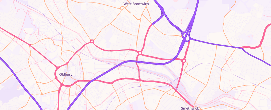 Map showing Am's Motor Engineers, West Bromwich