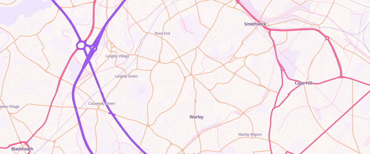 Map showing the location of Mfg Derry