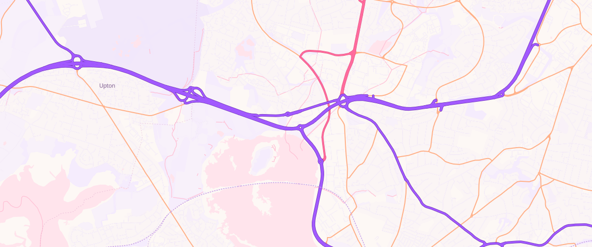 Map showing the location of Mfg Creekmoor