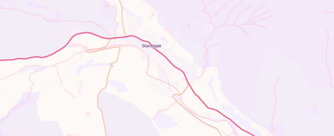 Map showing Bondisle Garage, Bishop Auckland