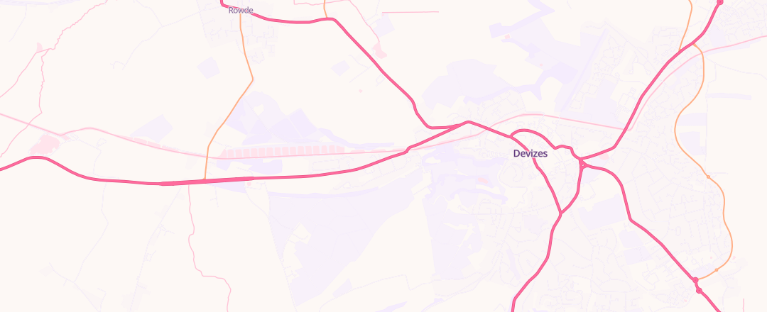 Map showing Currys Motors Limited, Devizes