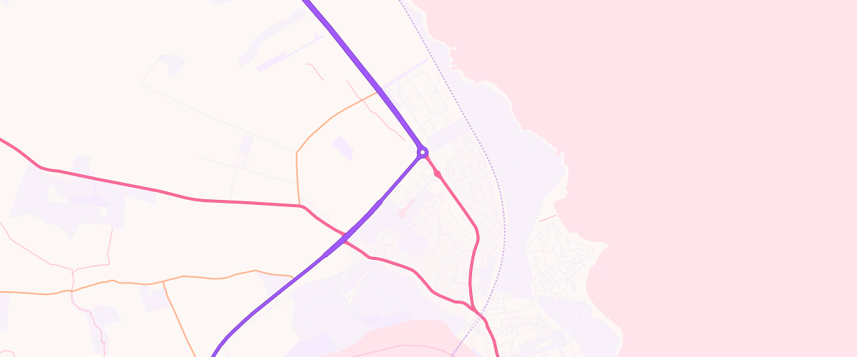 Map showing the location of Mfg Morrisons Berwick Upon