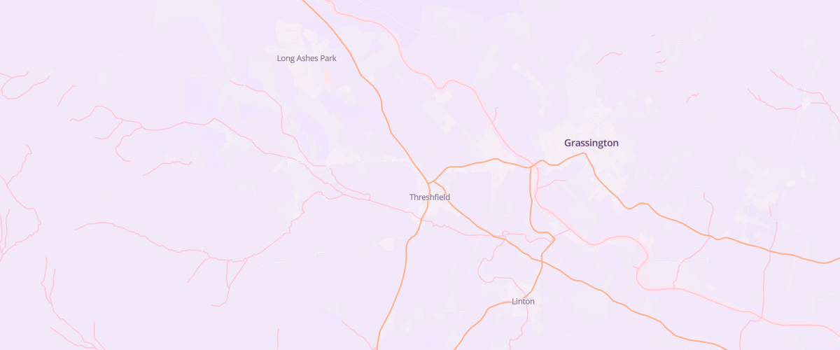 Map showing the location of Gem Threshfield