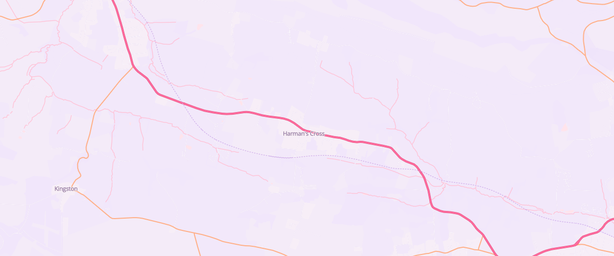 Map showing the location of Foleys Garage