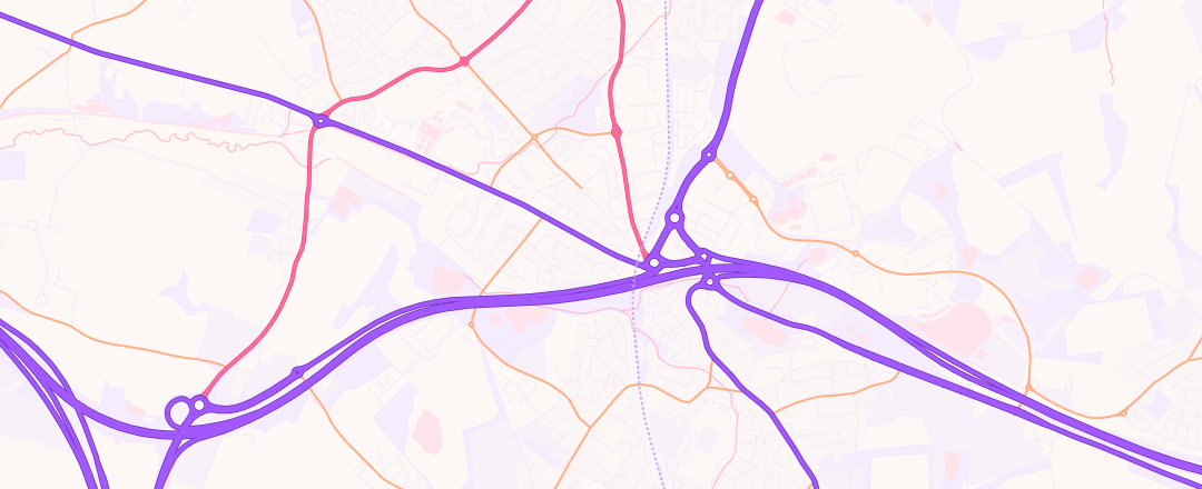 Map showing Formula One Autocentres Limited, Cannock