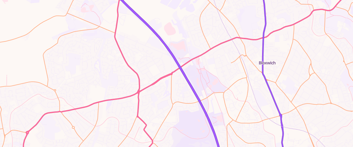 Map showing the location of New Invention Service Station