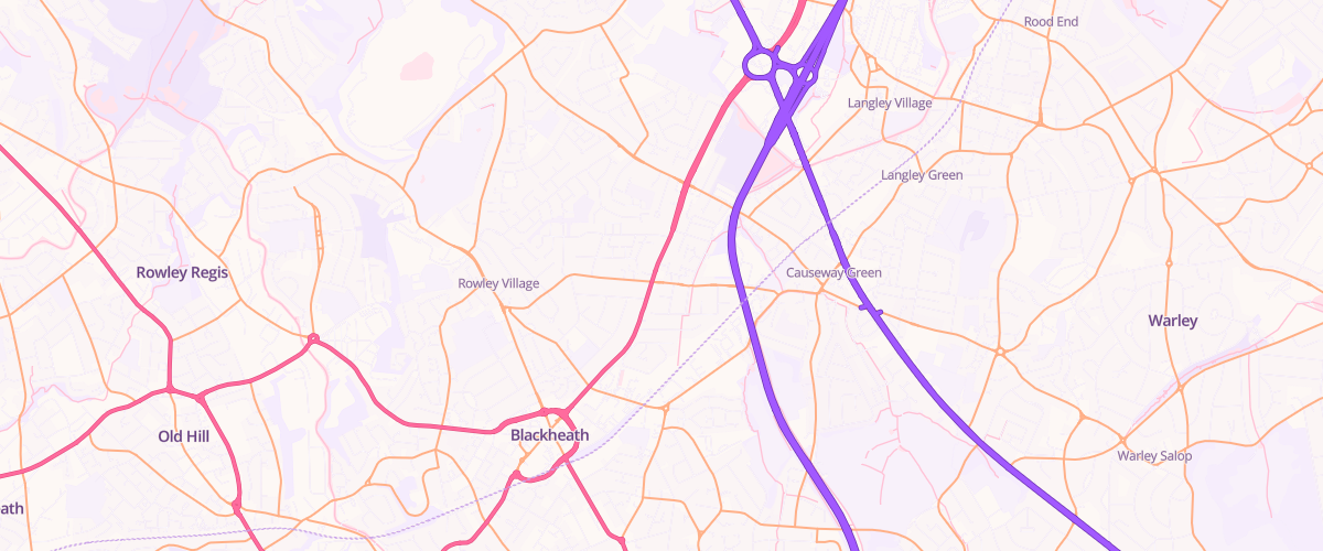 Map showing the location of Broomfield Garage Ltd