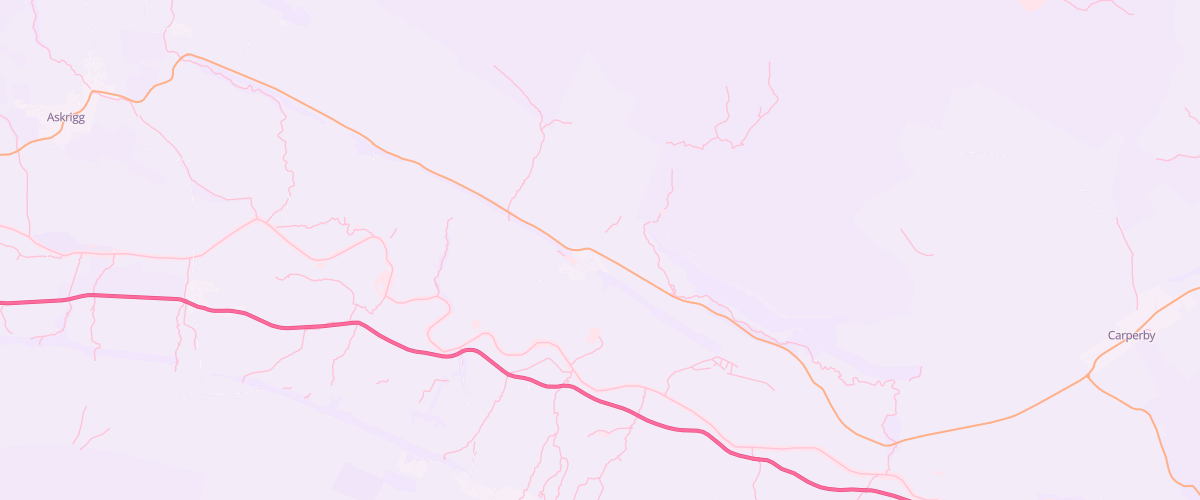 Map showing the location of J W Alderson Sons