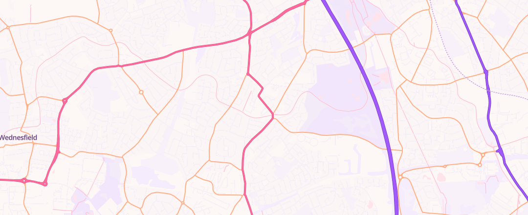 Map showing Premier Tyres Plus Ltd, Willenhall