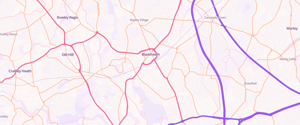 Map showing the location of Sainsburys Blackheath
