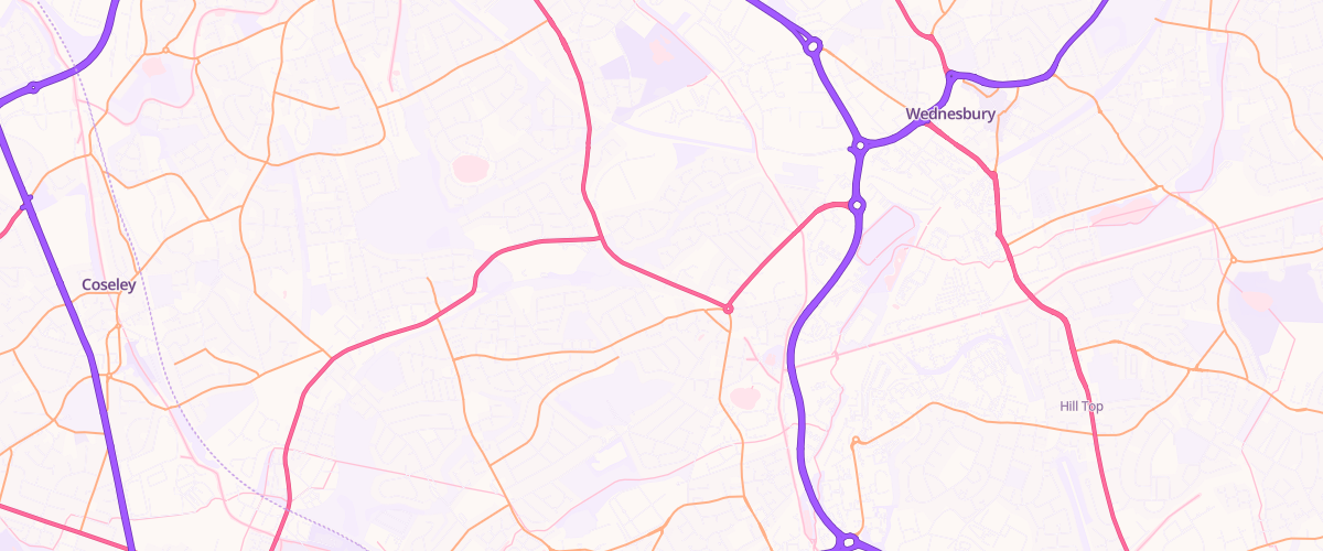 Map showing the location of Mfg Gospel Oak
