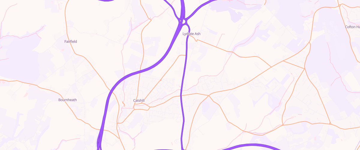 Map showing the location of Rontec Marlbrook