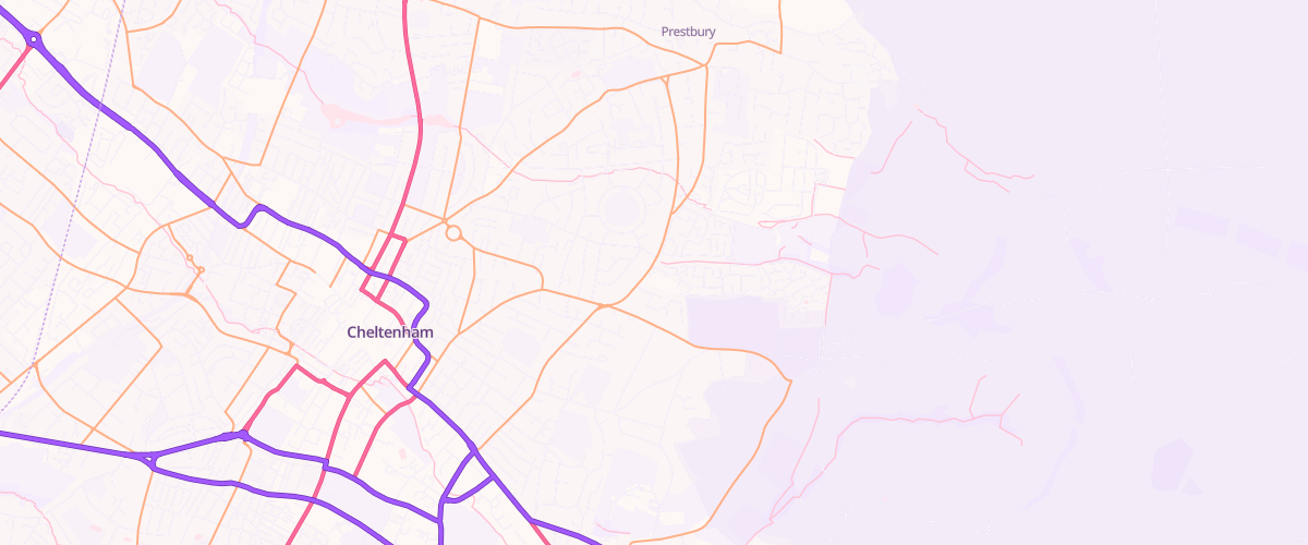 Map showing the location of Sainsburys Oakley