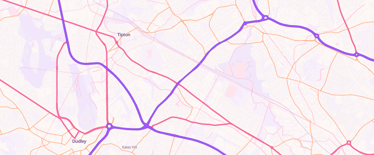 Map showing the location of Rontec Dudley Port