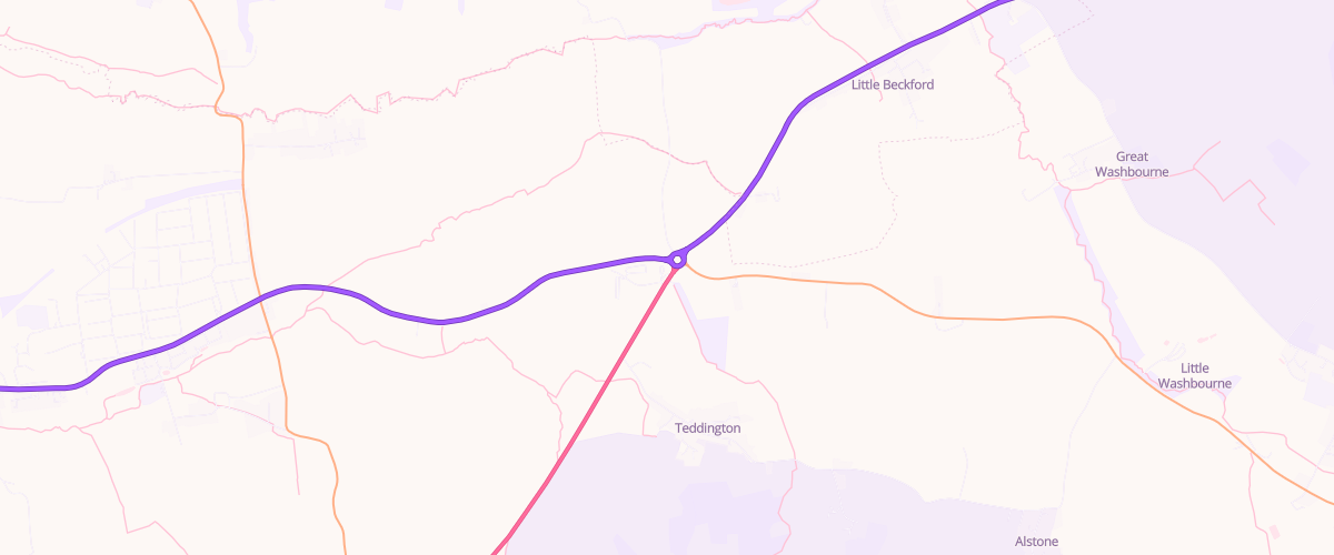 Map showing the location of Mfg Teddington Hands