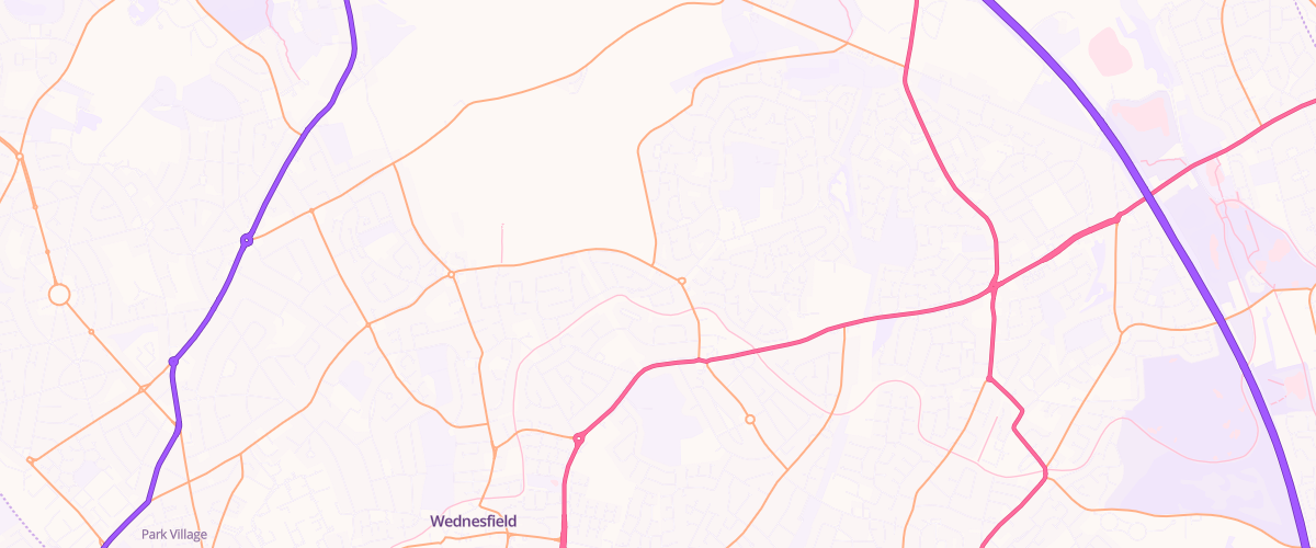 Map showing the location of Linthouse Lane Service Station